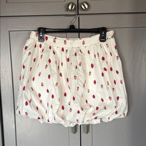 White ballon skirt